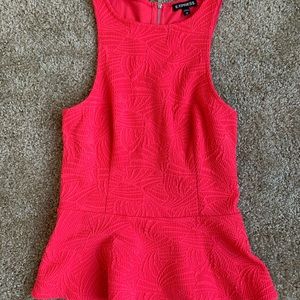 Peplum Express tank top
